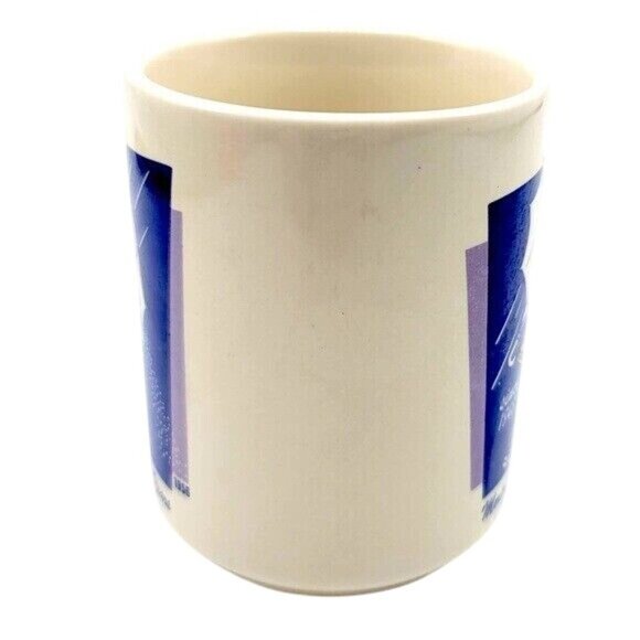 2/$15 Morton Salt Logo Mug 3.5" Girl Umbrella 1968 Yellow Advert Bryan China VTG - Picture 4 of 9